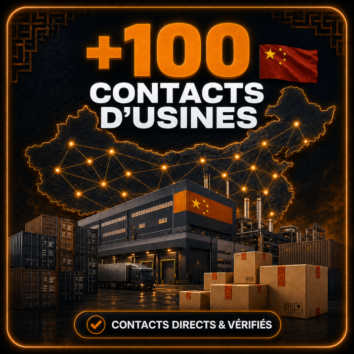 +100 CONTACTS D’USINES 🇨🇳